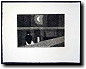 Mondnacht, Radierung auf Bütten, 1955, 18,50 x 26,50 cm