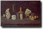 Dunkles Stilleben, Öl, 1947, 57 x 87,5 cm